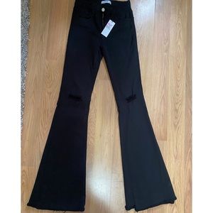 NWT black bell bottoms